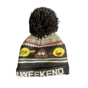 Emoji Pom Pom Hat